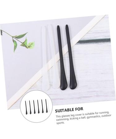 Lurrose Silicone Glasses Bracket Covers - Anti-Slip Ear Pads & Leg Covers | 6 Pairs for Optimal Comfort & Fit - Buy Online on GoSupps.com