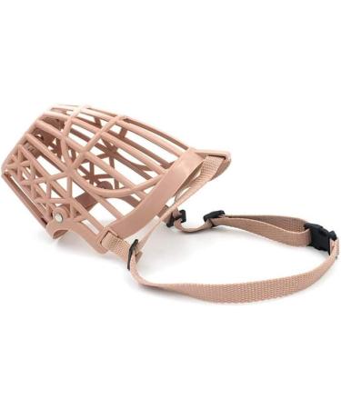 Beikalone 7pcs/set Plastic Dog Muzzle Anti Bite Adjustable Pet Basket Masks Dogs Training Mouth Cover Mesh Cage Breathable Comfortable - Buy Online on GoSupps.com