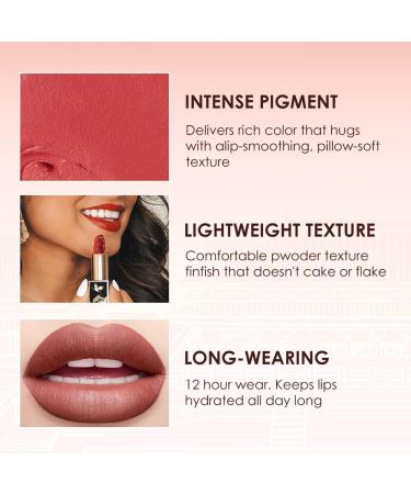 CATKIN Semi-Matte Lipstick Long Lasting Matte Lipstick High Impact Color Moisturizer Infused with Vitamin E and Avocado Oil Smooth Soft Texture - Buy Online on GoSupps.com