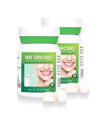 Whitening Refill Tablets 60 Count for Waterpik Boost Tip for Waterpik Whitening Water Flosser