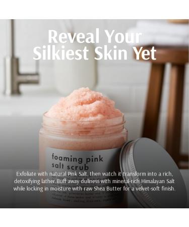 Nature Skin Shop Pink Himalayan Salt Foaming Body Scrub - 10 Ounces - Exfoliating & Moisturizing Wash for Dry Skin - Mineral Rich Polish for Soft Smooth Texture 10 Fl Oz (Pack of 1) - Buy Online on GoSupps.com