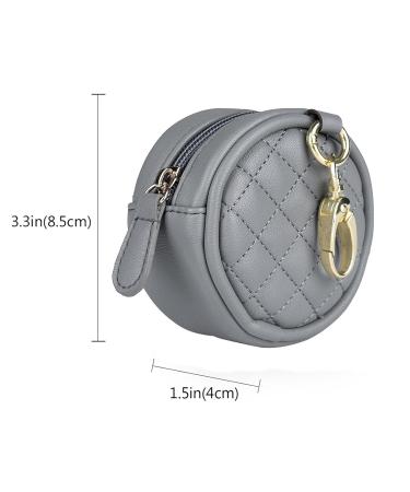 Harayaa Pacifier Holder with Clip & Bag | Gray Pacifier Pendant for Strollers & Diaper Bags | Store 2 Pacifiers - Buy Online on GoSupps.com
