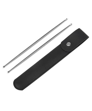 7 Inch Professional Tonsil Stone Remover - Sealed Package - Made of Stainless Steel Comes with A Leather Bag - 2 PCS 1/6 Inch