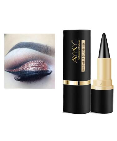 Ayky Long Wear Gel Eyeliner Natural Black Eyeliner Cream Waterproof Rationalu Gel Eyeliner Gel Eyeliner Waterproof Waterproof Long Wear Liquid Eyeliner Pencil (04#)