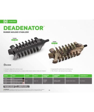 TRUGLO DEADENATOR XS Rubber Molded Stabilizer in Realtree XTRA Camo - Buy Online on GoSupps.com