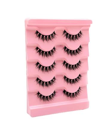 Shop 5 Pairs 3D Faux Mink Eyelashes - Thick Long & Dramatic Reusable Fake Lashes for Stunning Makeup - Buy Online on GoSupps.com