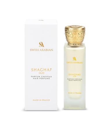 Swiss Arabian Shaghaf Oud - Hair Perfume for Women - Oud Gourmand Fragrance - Hair Mist with Vitamin E - Blend of Saffron Rose and Vanilla - 1.7 oz - Buy Online on GoSupps.com