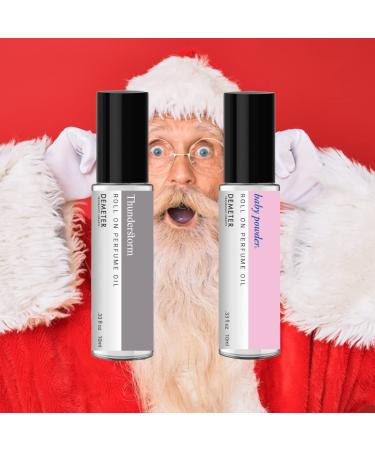 DEMETER Thunderstorm & Baby Powder Perfume Oil Roll on Duo - Buy Online on GoSupps.com