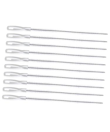 TEHAUX 10pcs Drain Cleaning Stick Cleaner Brush Sewer Hair Catcher Sink Hair Drain Catcher Drain Cleaning Brush Sink Drain Drain White Hair Remover Iron Wire Pool