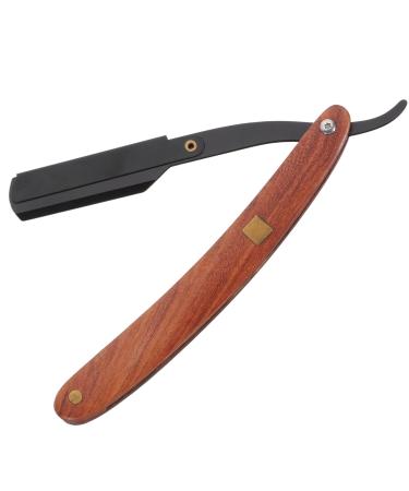 Minkissy cutlery holder hand razor razor made of metal safe razor men razor man old -fashioned wooden eyebrows trimmer trimmer