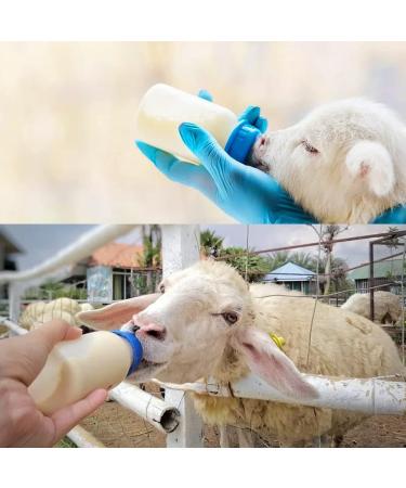 APlayfulBee Soft Silicone Goat Nipple 25Pcs - Blue | Farm Supplies for Sheep, Goat, Calf, Dog | Milk Bottle Topper for Efficient Feeding - Buy Online on GoSupps.com