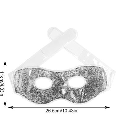 Ice Eye Cover - Cold Sensation Gel Eye Protectors - Reusable Gel Spa Bead Eye Covers Cold Sensation Gel Eye Protectors For Puffiness/Dark Circles/Eye Silver - Buy Online on GoSupps.com