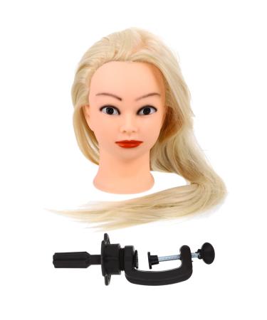 Lurrose wigs wig make -up manure doll with clip straight hair dressing hair braid manikin manikin braids dreadlocks sorted color 3.