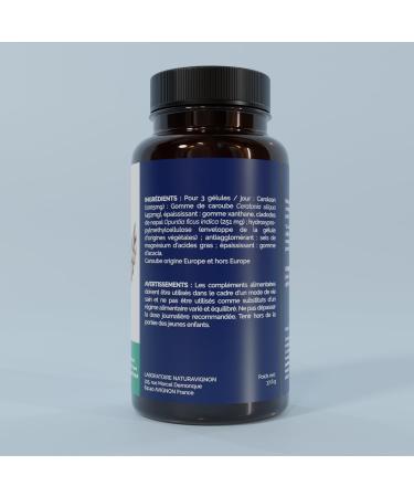 Naturavignon Nutradiet Coupe Faim | Caroube + Nopal | Coupe faim puissant et efficace | Perte de poids rapide et efficace | Minceur perte de poids rapidement | gelule minceur puissante (90) - Buy Online on GoSupps.com