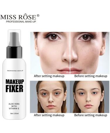 24h Matte Makeup Setting Spray Mist - Finishing Spray Long-lasting Face Mist Fijador de Maquillaje en Spray Oil Control Hydrating professional Sellador de Maquillaje en Spray 100ml (2pcs) - Buy Online on GoSupps.com