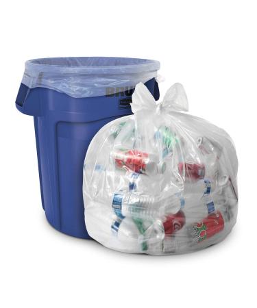 33 Gallon Clear Trash Bags - 33 inch x 39 inch - 1.5 MIL (eq) - CSR Series - Heavy Duty Industrial Liners Clear Garbage Bags for Recycling, Contractors, Storage, Outdoor, 1 Count (Pack of 100) Clear 20 Count (Pack of 5)