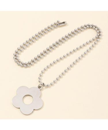 OralGos Trendy Flower Pendant with Pearl Collar Chain for Women | Elegant Jewelry & Accessories | International Shipping - Buy Online on GoSupps.com