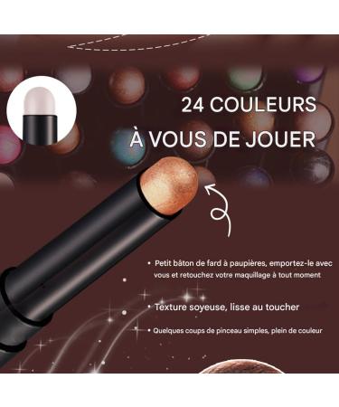 Eyeshadow Pen 6 x Eyeshadow Sticks Multi-Use Matte & Shiny Make-Up Pencil Eyeshadow Base Intense Day and Evening Look - Buy Online on GoSupps.com