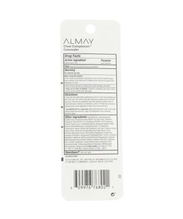 Almay Clear Complexion Concealer Light/Medium 200 - 0.18 oz - Buy Online on GoSupps.com
