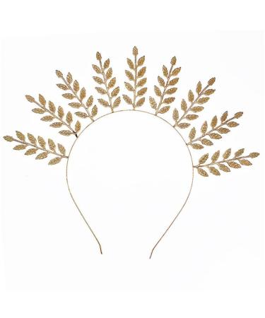 Beaupretty Greek goddess headband leaf headband golden leaf headdress Halloween costume hair band Greek g Ttin headdress goddess leaf hair band