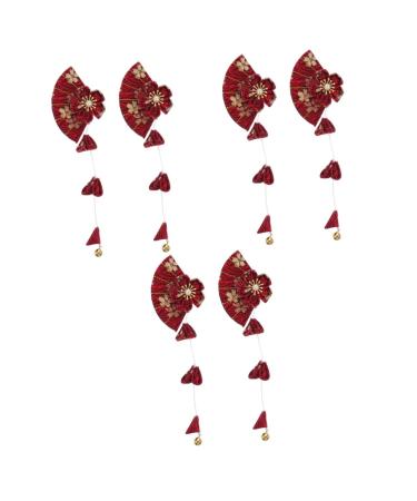 Beavorty 3 Pairs hairpin hair ornaments for women retro hair barrette tsumami hair clip Hair Clip for Women hair jewels for women Japanese-style Barrette tassel pendant Miss girl fabric