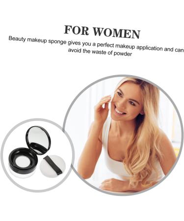 KOMBIUDA 1 Set Loose Powder Box Powder Box Loose Powder Case Face Stylish Powder Holder Powder Puff Clamshell - Buy Online on GoSupps.com