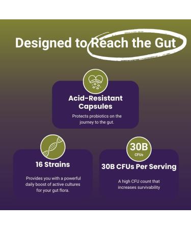 NutriZing Bio Cultures Complex Probiotics - High Strength 30 Billion CFU - Vegan Gut Health Supplement with 16 Bacterial Cultures - Made in UK - Buy Online on GoSupps.com