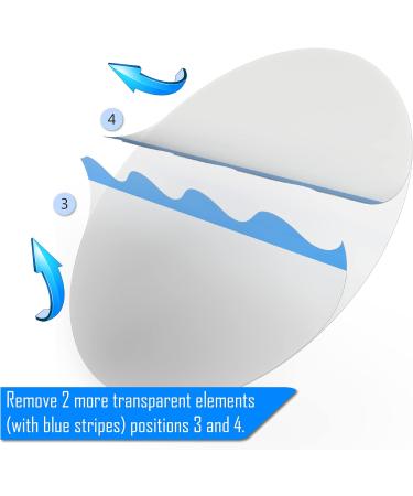 Freestyle Libre 2 Sensor Covers - Waterproof Adhesive Patches - 20 Pack - Clear - Hole and Glue-Free - Buy Online on GoSupps.com