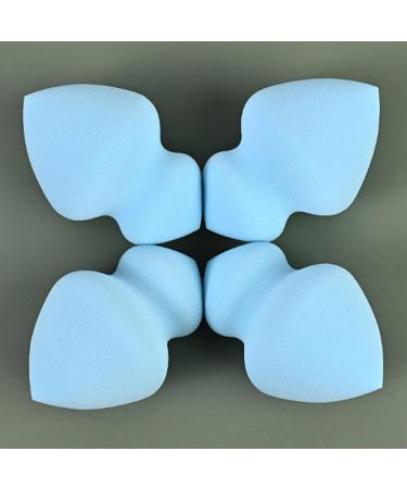 Makeup Sponges For Foundation Gyro Shape Soft Beauty Cosmetic Blender - Professional Streak Application Blender Sponge For Foundation Liquid Cream And Powder Gyro Beauty Egg 28*40*60 Blue - Buy Online on GoSupps.com