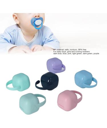 6 Pack Pacifier Cover - Food Grade PP Holder in 6 Colors for Baby Pacifiers & Snacks | International Shipping - Buy Online on GoSupps.com