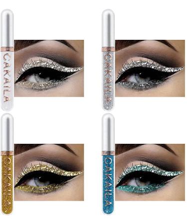 Go Ho 8 Colors Glitter Liquid Eyeliner Set - Colorful, High Pigmented, Long-lasting Waterproof Eyeliners for Women (03) - Buy Online on GoSupps.com