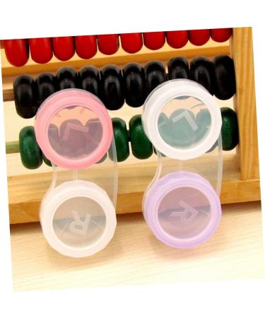Buy Homsfou 10-Pack Lens Holder Case Kit - Clear Container for Colored Contact Lenses & Mirror Foil - International Shipping Available - Buy Online on GoSupps.com