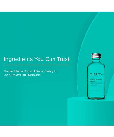 ClarityRx Fix It 2% Pore Perfecting Solution with Salicylic Acid for Acne-Prone & Oily Skin Natural and Plant Based 1 Fl Oz (Pack of 1) - Buy Online on GoSupps.com