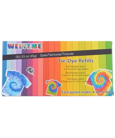 Tie-Dye Refills 9 Packets (Rainbow)