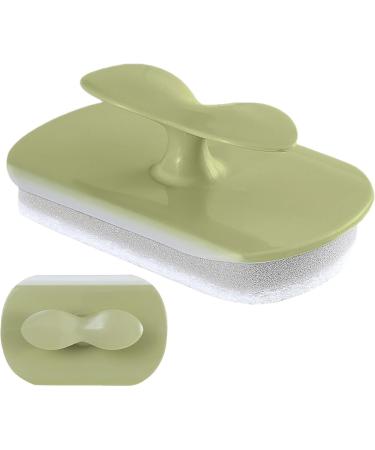 Bathroom Sponge Cleaner - Bathroom Cleaning Sponge with Handle | Shower Cleaning Sponge | Non-Scratch Bathroom Sponge | Handheld Scrub Brush | Best Sponge for Hard Water Stains Tiles Soap Scum Green - Buy Online on GoSupps.com