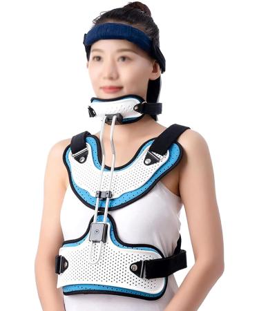 Uziah Neck Breast Orthosis | Adjustable Head & Neck Chest Support | Cervical Vortex Rehabilitation Device for Adults - Buy Online on GoSupps.com