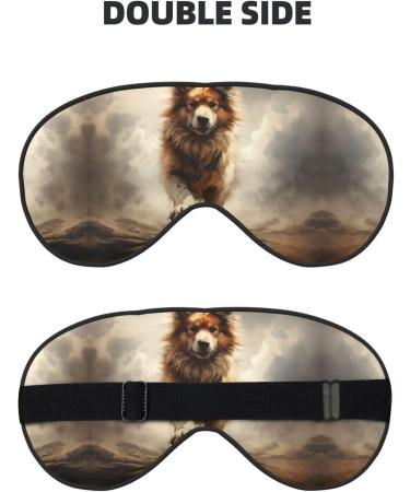 Dog Paw Print Sleep Eye Mask | Soft Comfort Eye Shade for Travel Yoga & Shift Work - Unisex - Buy Online on GoSupps.com