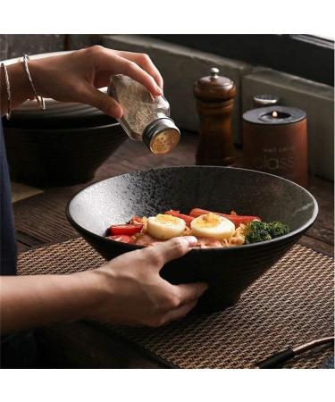 Accessories Kitchen Pantryware Multi Purpose/Salad Serveware serving bowls Mixing bowlBig Soup Noodles Ramen Bowl Retro Fruit Salad Vegetable Bowl Instant Mixing Bowl Creative Personality Ceramic Tabl - Buy Online on GoSupps.com