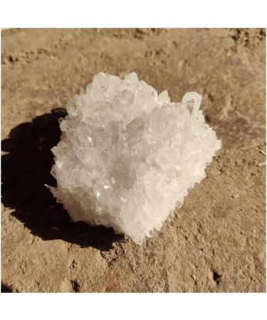 for 1pcs 350g Natural Beautiful White Cluster Specimen Quartz Crystal Full of Texture - Buy Online on GoSupps.com