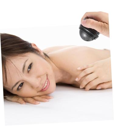 Hapinary Multifunctional Massage Ball | Yoga & Fitness Exercise Accessory - 6.5x6.1cm Black - Buy Online on GoSupps.com