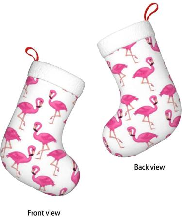 Ffexs Pineapple by The Sea Velvet Christmas Socks - Flamingo Design | One Size Fits All for New Year & Holiday Celebrations - Buy Online on GoSupps.com