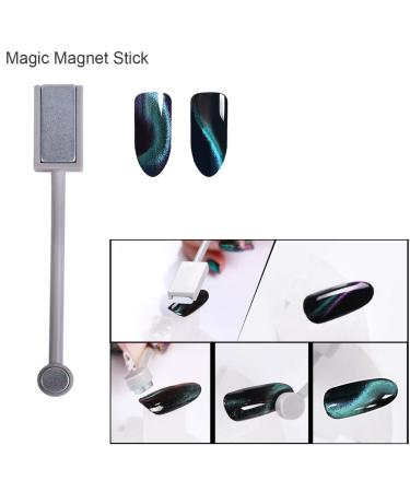 12 Pieces Nail Magnet Tool Set - MWOOT 3D Magnetic Cat Eye Pen for Nail Art - Professional Nail Polish Gel Tools - Buy Online on GoSupps.com
