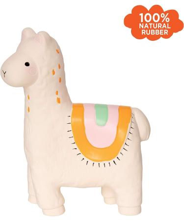 Manhattan Toy Fruity Paws Lili Llama | 100% Natural Rubber Baby Teether - Buy Online on GoSupps.com
