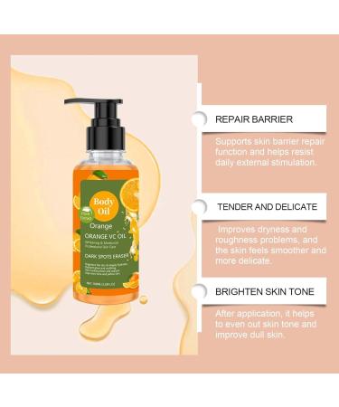 Vitamin C Massage Oil Hyaluronic Acid Brightening Moisturizing Essential Oil For Body With Serum To Moisturize Skin Prevent Aging And Repair Use (2) - Buy Online on GoSupps.com