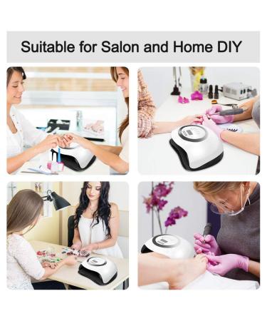 LED UV Nail Lamp - Hepaz Auto-Sensor Gel Nail Dryer | 4 Timer Settings for Perfect Fingernails & Toenails - International Shipping - Buy Online on GoSupps.com