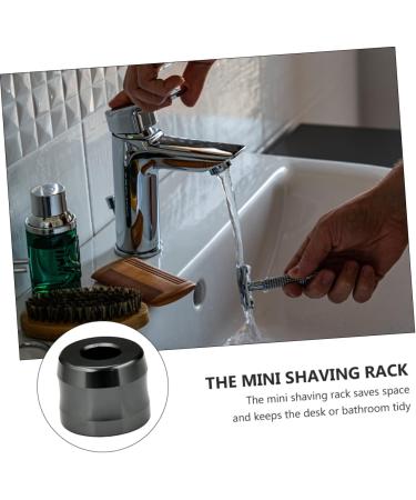 Buy Minkissy 2 Pcs Razor Holder Electric Shaver for Men - Stainless Steel & Aluminum Alloy Brush | International Shipping Available - Buy Online on GoSupps.com