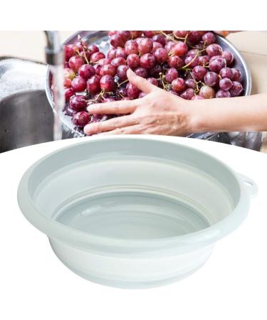 Strnek Portable Folding Wash Basin Kitchen Dish Tub - Collapsible Dishpan for Outdoor Camping Travel - Blue - Buy Online on GoSupps.com