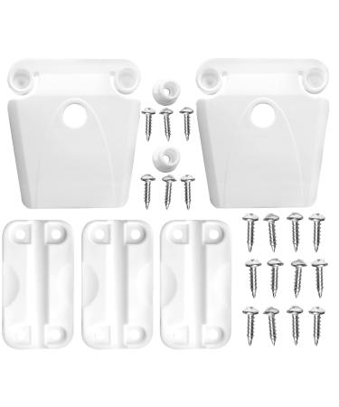 Cooler Hinge and Latch and Screws Kit, High Strength Cooler Latch Replacement Parts. Ice Chest Plastic Hinges, Latch Posts, and Screws, The Best Option for Repairing and Replacing Cooler Parts.