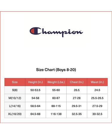Champion Boys Heritage Script Mesh Short Medium - Crayon Orange/Navy - Buy Online on GoSupps.com
