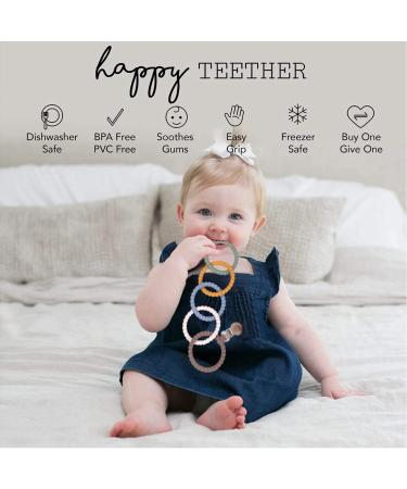 MG marmina Silicone Baby Teether Freezer BPA Free with Pacifier Clip - CPC Certified Baby Teething Toy for Sore Gums Relief (Purple) - Buy Online on GoSupps.com